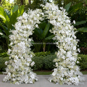 Forniture per Decorazioni Matrimoniali, Fiori Artificiali in Seta Bianca a Forma di Corno per Arco, per Eventi e Design Floreale - Product Image 6