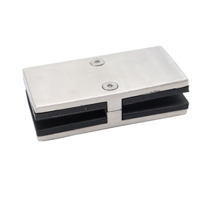 Zd thép không gỉ 316 2205 cầu thang kính lan can 180 độ phẳng kẹp nối - Product Image 5