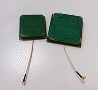 Antena RFID UHF de Alto Rendimiento con Polarización Circular de 4dBi, FCC ETSI, Campo Largo, 902-928MHz, Rango de Lectura de 0-8m, 75*75*12mm