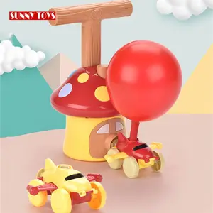 Trẻ Em Giáo Dục Khoa Học Trò Chơi Air Power Balloon Launcher Xe Đồ Chơi Set Race Airplane Bong Bóng Cho Trẻ Em