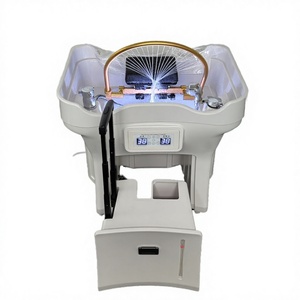 Kisen Bac de lavage de luxe pour salon, machine portable pour spa capillaire, équipement de lavage de cheveux avec chaise, conception sans tuyauterie avec réservoirs et chauffage - Product Image 4