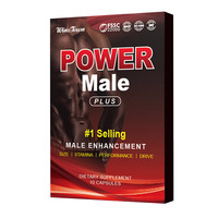 Capsules Male Power Plus pour l'amélioration des performances masculines, formule premium pour la taille, l'endurance et la performance, suppléments de zinc et de ginseng