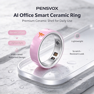 Keramische digitale opname magnetische oplaadbare multifunctionele slimme ring met app-bediening, IP68 waterdicht, AI spraakassistent voor <span class=keywords><strong>iPhone</strong></span> - Product Image 2
