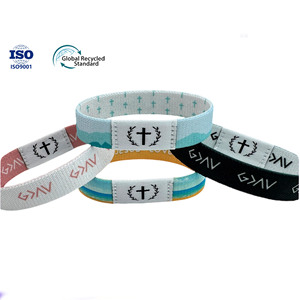 Answer Book high-frequency shooting elastic wristband Bible Verse Christian NFC <b>Smart</b> RFID woven <b>bracelets</b> - Product Image 1
