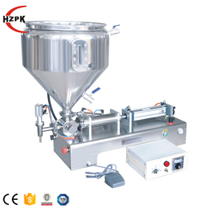 Machine de remplissage horizontale à tête unique pour pâtes et huiles avec réservoir de mélange - Product Image 4