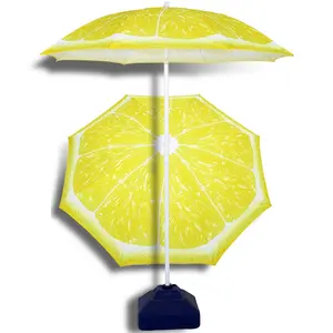 סיטונאי מותאם אישית חוף מטרייה אנטי Uv שמש מטרייה חיצוני מתוקים שמשייה חוף מטרייה