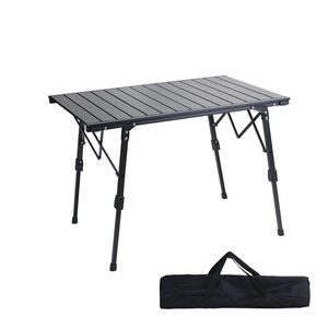 Mesa Plegable Portátil de Aluminio para Picnic, Altura Ajustable, Ultraligera, Enrollable, para Camping - Product Image 1