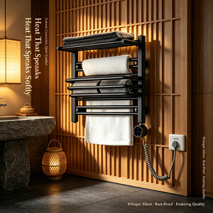 Scaldasalviette Elettrico a Filo Fisso per Bagno e Appartamento, Installazione Flessibile, Barra Riscaldante, Facile <span class=keywords><strong>da</strong></span> Montare <span class=keywords><strong>Fai</strong></span>-<span class=keywords><strong>da</strong></span>-<span class=keywords><strong>te</strong></span> - Product Image 4