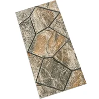 Carreaux de mur en céramique de porcelaine mate bon marché 3D 300x600mm pour villa