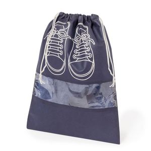 Sac de rangement promotionnel, durable, portable, écologique, en non-tissé, classique, fait main, avec cordon de serrage, pour chaussures, réutilisable, pour la maison et les voyages - Product Image 2