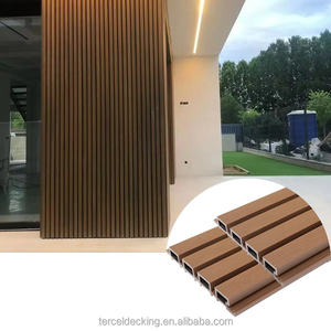 Revestimiento de Pared Exterior WPC Directo de Fábrica, Panel de Pared Compuesto de Madera y Plástico Resistente al Agua para Exteriores - Product Image 4