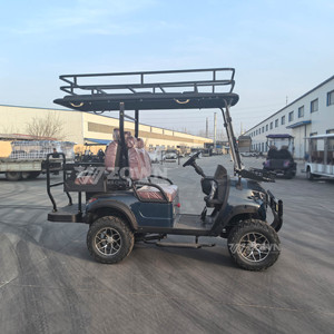 2026 Trend Off-Road Electric Golf Cart 4 Seats <b>72V</b> Lithium <b>Battery</b> Independent Suspension CE Certified Hunting Golf Cart - Product Image 5