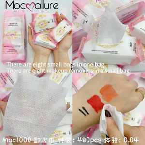 Bán buôn siêu mềm trang điểm Remover lau nhẹ nhàng không gây kích ứng làm sạch sâu xách tay trang điểm Remover eliminador limpiar - Product Image 2