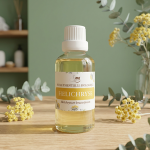 Huile Essentielle de Hélichryse Distillée à la Vapeur, Extrait Naturel Biologique, Liquide d'Aromathérapie pour Soins Corporels et Mélange de Parfums - Product Image 1