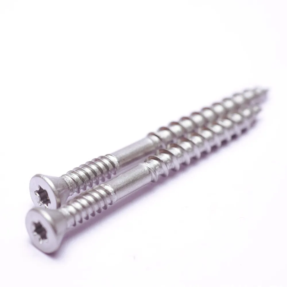 wholesale composite decking SS304 SS316 SS410 Stainless Steel star Type 17 Point Wood Deck Screws