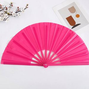 Abanicos de Bambú Grandes de 26.5/30/33 cm con Logotipo Personalizado, Estilo de Arte Folclórico Musical, Abanico de Mano de Papel Negro/Blanco/Rojo Pintado a Mano - Product Image 3