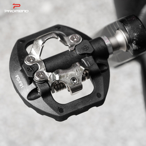 Pedales de Bicicleta MTB sin Clip PROMEND, Pedal de Bicicleta con Eje de Nylon Cr-Mo Autoblocante de un Solo Lado, Incluye Calas Gratuitas <span class=keywords><strong>F91</strong></span> - Product Image 6