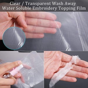 Bán buôn thêu ổn định nước hòa tan <span class=keywords><strong>PVA</strong></span> Nhựa Tùy Chỉnh muti-độ dày logo VUÔNG 100% <span class=keywords><strong>PVA</strong></span> nước lạnh hòa tan phim - Product Image 4