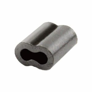 Fundas de crimpado de doble barril de cobre para la construcción de cañas de pescar, níquel brillante negro, accesorios de crimpado para trucha, lubina, marlín, carpa, lago - Product Image 3