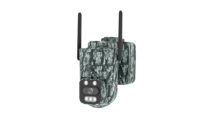 Caméra de surveillance AOV CCTV avec panneau solaire 360°, audio bidirectionnel, portable, sécurité 4G, extérieure, 2K, alimentation externe