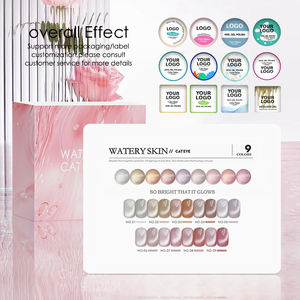 Chaory individuelles Logo Nagelsalon UV-Gel-Polier 5D rotes Katzenauge 9 Farben 15 ml Glasperlen Katzenauge-Gel - Product Image 4