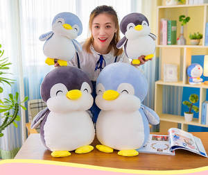 Peluche de pingüino suave al por mayor, lindo pingüino saltarín gordo, muñeco de peluche para máquina de garras, muñeco de peluche para niños - Product Image 2