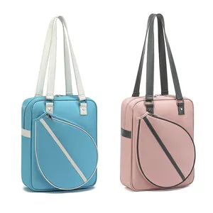 클래식 비닐 봉지 손으로 작동하는 스포츠 졸라매는 끈 스포츠 방수 배드민턴 라켓 가방