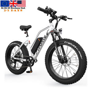 Bicicleta Eléctrica de Montaña con Llantas Anchas, 48V 13AH 500W/750W, Pantalla LCD Multimodo, Luces LED Deportivas, Disponible en EE. UU. - Product Image 1