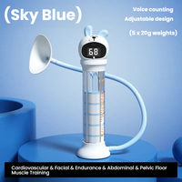Appareil d'entraînement respiratoire Lapin Mignon 5x20g avec LED réglable pour l'exercice pulmonaire, abdominal et du plancher pelvien, Fournisseur OEM
