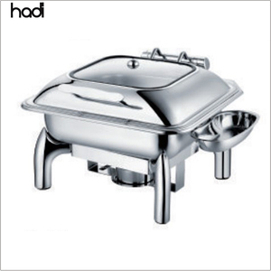 Moderno Acero inoxidable Chafer Dish Hadi Glass Top Factory Venta al por mayor Lanzadera hidráulica eléctrica Económicamente Hotel <span class=keywords><strong>Restaurante</strong></span> - Product Image 2
