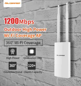 Wireless Outdoor Access Point COMFAST CF-EW72 1200Mbps Dual Band WiFi Outdoor Antennas Long Range Wireless Access Point 1200mbps Dual Band Wireless AP 5.8GHz