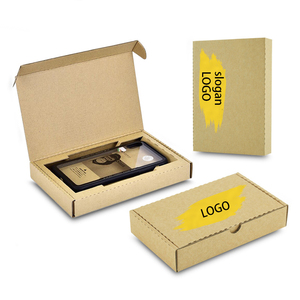 Custom Kraft Paper Flap Design Mailer Shipping Paper Box Full Protection Folding Packaging Box For Phone Case