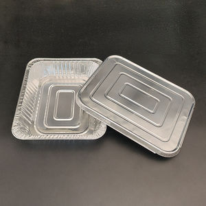 Plateau en aluminium épaissi pour la cuisine, la cuisson des plats et des casseroles, récipient alimentaire <span class=keywords><strong>jetable</strong></span> à emporter pour barbecue - Product Image 1