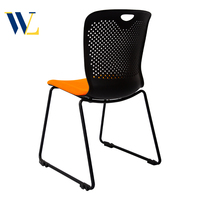 Chaise de bureau en maille plastique moderne et confortable, saine et abordable, conforme à l'anatomie humaine, pour l'entraînement scolaire et la salle de sport.