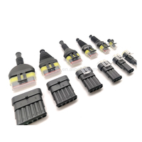 Connecteurs de câblage automobile étanches IP67, série TE AMP Tyco Superseal 1,5 mm, multipolaires en cuivre RGB, fiche femelle 282080-1