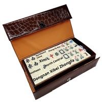Fichas de Mahjong Minimalistas de Melamina Medianas de Hong Kong, Taiwán, Vietnam y Singapur, 20 mm, Multicolores, Enrolladas a Mano, 160 Piezas, para 4 Jugadores