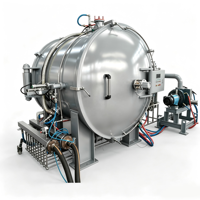 Four de Traitement Thermique Industriel à Résistance Graphitique 2200°C pour Fibre de Carbone, Carbure de Silicium et Frittage sous Vide à l'Argon