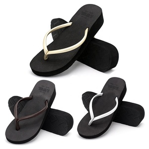 Tùy chỉnh Bãi Biển Thongs gót chân vừa sandal Phụ Nữ bọt cao su dép đế Tổng Hợp PU Thoải Mái Không-trượt Nền Tảng Nêm lật <span class=keywords><strong>flip</strong></span> <span class=keywords><strong>flops</strong></span> - Product Image 6