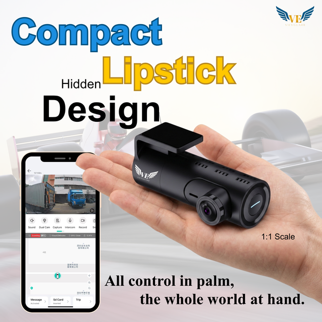 VIEVGUARB T16 Dash Cam Night Vision G-Sensor Parking Monitor Loop Recording App Control WiFi GPS 4G Cloud CAT1 2.5K