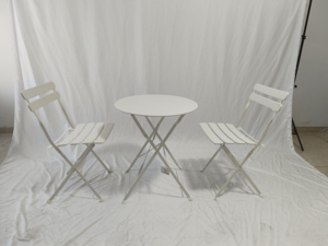 Juego de Mesa y Sillas Plegables Portátiles de 3 Piezas de Alta Calidad para Acampar, Viajar, Comer al Aire Libre, Juego de Mesa y Sillas Compacto para <span class=keywords><strong>Bistro</strong></span> - Product Image 3
