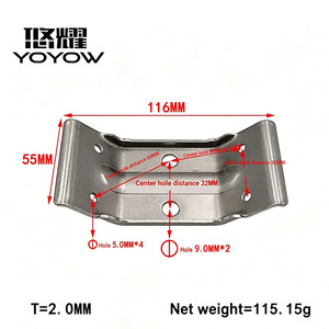 Heavy Duty Z Shaped Apron <b>Bracket</b> Galvanized Steel Table Leg Mount Corner Brace DIY Furniture Connection Hardware Accessories - Product Image 2