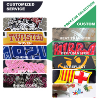 Patch en caoutchouc 3D personnalisé avec logo de style personnalisé, patch en PVC pour vêtements, jeans, directement du fabricant