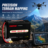 Promo Panas Baterai Drone Viwipow 3C 120000mAh 12S 20ah 44.4V untuk Drone Pemetaan VTOL Semi Solid State