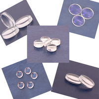 Lentille de collimation/lentille de diode laser/lentille asphérique de haute qualité, diamètre 6,35 mm, F=6,4 mm, F=10 mm, disponible en 400 nm à 980 nm, pour bricolage