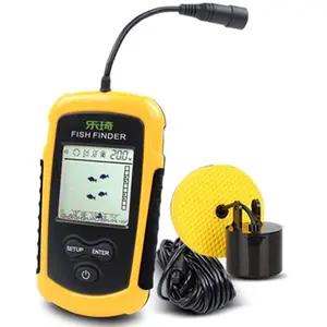 Vissen Finder Handheld Wire Finder Boot Diepte Vissen Bedrade Sonar Sensor Transducer Voor Fisher