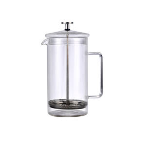 Proveedores de fábrica, gran oferta de fábrica, cafetería de estilo clásico, cafetera portátil de vidrio, tetera, Prensa Francesa - Product Image 5