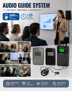 Système de guide audio sans fil Yingmi, guide audio numérique, fréquence 2,4G, garantie de 2 ans, certifié CE, modèle 008E pour usine - Product Image 2