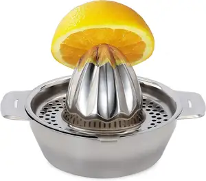 High Quality Custom Multifunctional Manual Stainless Steel Fruit Juicer Citrus Lemon Squeezer