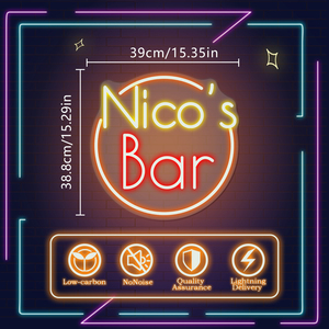 Letrero de Neón LED RGB Personalizable, Letrero Comercial con Nombre Personalizado, Letrero de Neón con Temática de Golf - Product Image 4