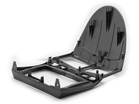 Kit de instalación de radio para coche de 9 pulgadas, marco embellecedor, panel de salpicadero, compatible con Hyundai Santa Fe